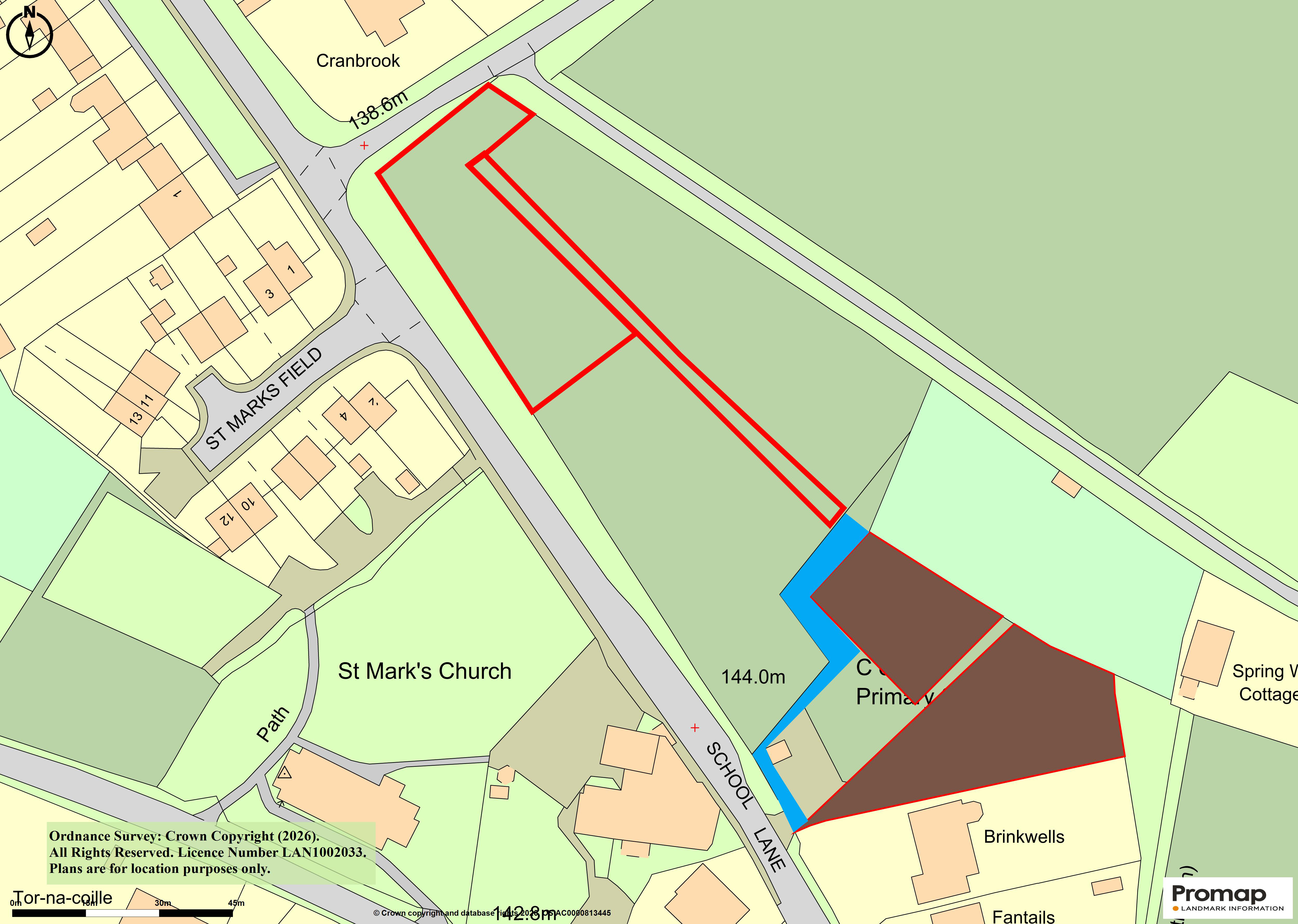 Lot: 80 - 0.42 ACRES OF FREEHOLD LAND IN HADLOW DOWN -